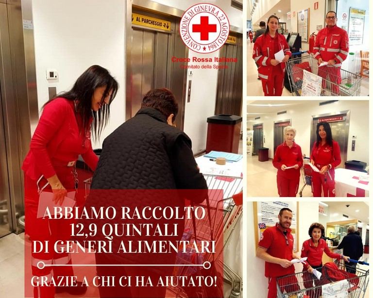 Raccolta alimenti poveri Croce Rossa La Spezia