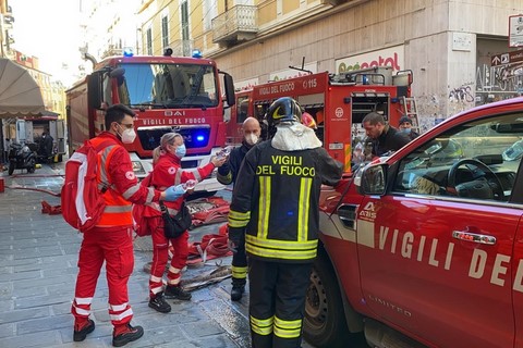 Incendio Croce Rossa La Spezia