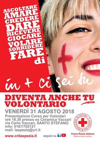 Corso aspiranti volontari Croce Rossa La Spezia Santo Stefano