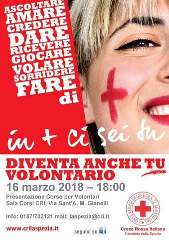 Nuovo corso base volontari Croce Rossa La Spezia