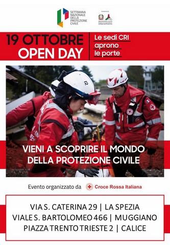 Open Day Protezione Civile Croce Rossa La Spezia