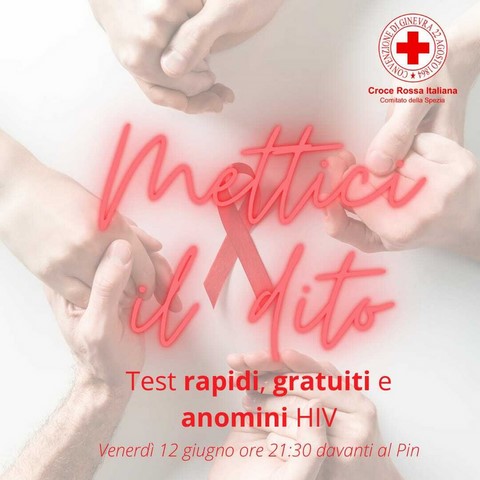 Test HIV Pin Croce Rossa La Spezia