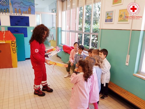 Giocattoli scuola Fabiano Croce Rossa La Spezia