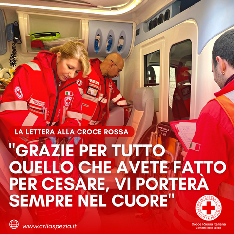 Lettera Cesare Croce Rossa La Spezia