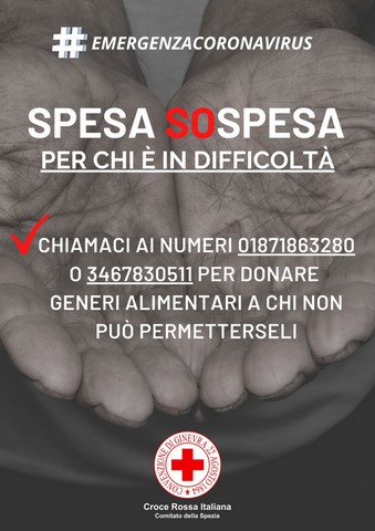 Spesa sospesa Croce Rossa La Spezia