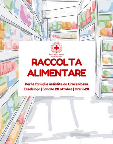 Raccolta alimentare Croce Rossa La Spezia Esselunga
