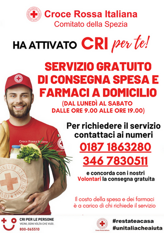 Famiglie aiuto Croce Rossa La Spezia