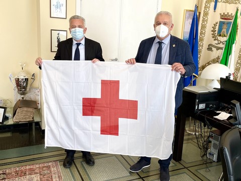 Bandiera Croce Rossa Comune La Spezia