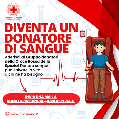 Donazione sangue Croce Rossa La Spezia